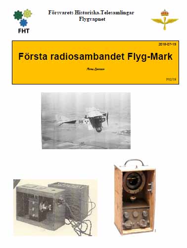 Första radiosambandet Flyg_mark